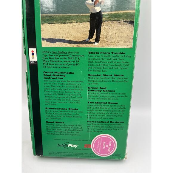 3DO Tom Kite Shot Making Panasonic Real Longbox Complete! - Picture 2 of 16